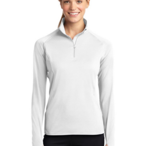 Women's Casual Thumb Hole Sweatshirt on Sleeves - White